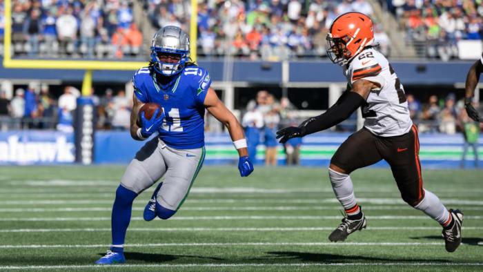 Seattle's Jaxon Smith-Njigba has found form in the last two games.